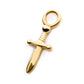 14Kt Yellow Gold Dagger Charm