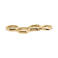 14Kt Yellow Gold Honeycomb Charm
