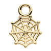 14Kt Yellow Gold Spiderweb Charm