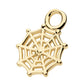14Kt Yellow Gold Spiderweb Charm