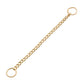 14Kt Gold Curb Chain with Ring