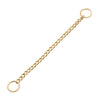 14Kt Gold Curb Chain with Ring