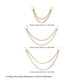 14Kt Yellow Gold 2 Tier Curb Chain with Ring