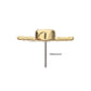 14Kt Yellow Gold Threadless Spiderweb Top with Bezel Lab-Grown Diamond