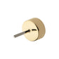 14Kt Gold Threadless Top with Bezel Set Round Lab-Grown Diamond