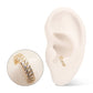 14Kt Yellow Gold Double Row Pave Gem Side Facing Hinged Segment Clicker