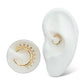 14Kt Yellow Gold 11-Spike Edge Hinged Segment Clicker