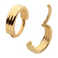 14Kt Yellow Gold with Triple Stack Design Side Facing Hinged Segment Clicker