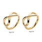 14Kt Yellow Gold with Infinity Symbol Side Facing Hinged Segment Clicker