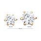 14Kt Yellow Gold Internally Threaded 6-Prong Round Gem Top Dermal