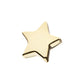 14Kt Yellow Gold Internally Threaded Star Top Dermal