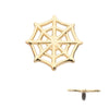 14Kt-Yellow Gold Internally Threaded Spiderweb Top Dermal