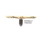 14Kt-Yellow Gold Internally Threaded Spiderweb Top Dermal