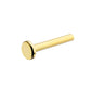 14Kt Yellow Gold M0.8 Internally Threaded 2.5mm Labret Base