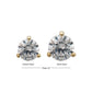 14Kt Yellow Gold M0.8 Internally Threaded 3-Prong Round Gem Top