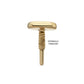 14Kt Yellow Gold M0.8 Internally Threaded Disc Top
