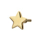 14Kt Yellow Gold M0.8 Internally Threaded Star Top
