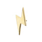 14Kt Yellow Gold M0.8 Internally Threaded Lightning Bolt Top