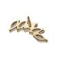 14Kt Yellow Gold M0.8 Internally Threaded Five-Gem Staggered Marquise Cluster Top