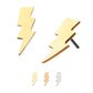 14kt-Gold Threadless Lightning Bolt Top