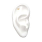 14Kt Gold Threadless with 4 Marquise Clear CZ Top