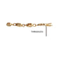 14Kt Yellow Gold Threadless Bee Top with Triple Bezel Set Hexagon Gem Dangle