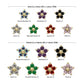 14Kt Yellow Gold Threadless Low Profile 5-Petal Prong Set Gem Flower Top