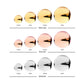 14Kt Gold Threadless Ball Top