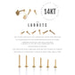 14Kt-Gold Threadless Labret with 3mm Flat Base