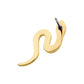 14Kt Yellow Gold Threadless Snake Top