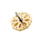 14Kt Yellow Gold Threadless Mandala Flower Top