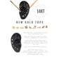 14Kt Gold Threadless with Cut Out Smiley Face Emoji Top