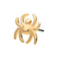 14Kt Gold Threadless with Spider Top