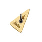 14Kt Yellow Gold Threadless with Tall Pyramid Top
