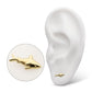 14Kt Yellow Gold Threadless 2D Shark Top