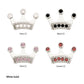 14Kt Gold Threadless Bezel CZ Gem Edge Crown Top