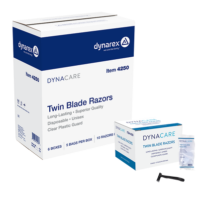 Razor Single Edge Twin Blade Blue 50 per Box