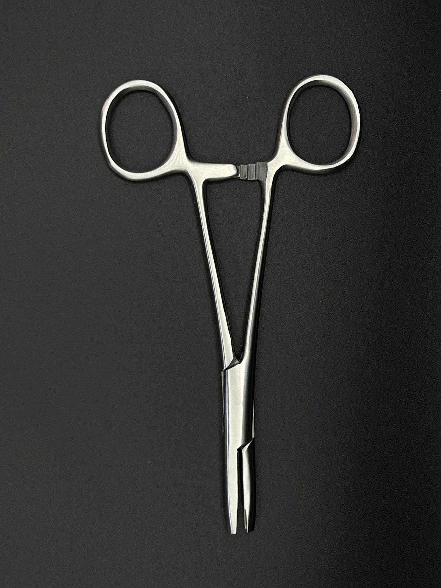 Dermal Anchor Forceps 4mm hole- Straight Premium