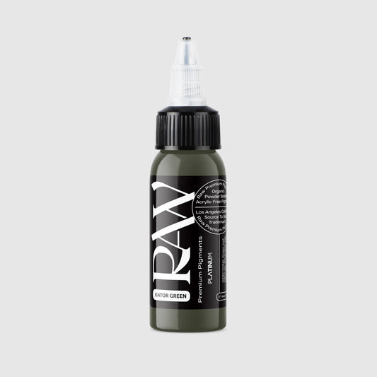 RAW PLATINUM-GATOR GREEN