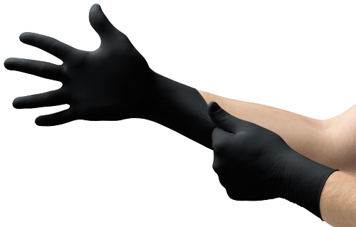 MICROFLEX MidKnight Touch Black Nitrile Gloves