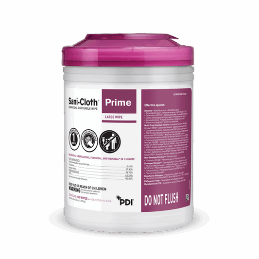 Sani-Cloth Prime Germicidal Disinfectant Large Canister 160/Cn