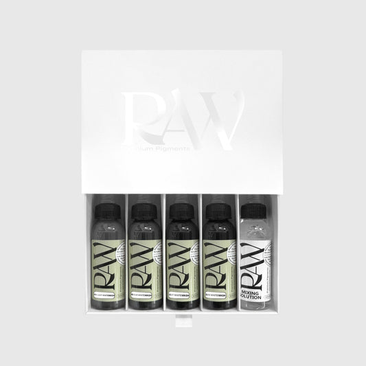 RAW-WHITE WASH SET