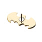 14kt Yellow Gold Threadless Batman Logo Top