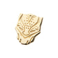 14Kt Yellow Gold Marvel Black Panther Logo Threadless Top