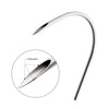 Tri-Beveled Ultra-Sharp Tips Uncoated Piercing Curved Needles (50 needles per box)