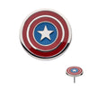 Titanium Threadless Enamel Marvel Captain America Shield Logo Top