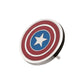Titanium Threadless Enamel Marvel Captain America Shield Logo Top