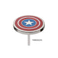 Titanium Threadless Enamel Marvel Captain America Shield Logo Top