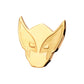 24Kt Gold PVD Titanium Marvel Wolverine Threadless Top