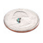 16g Titanium Internally Threaded Microdermal Top with Prong set CZ Gem